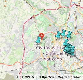 Mappa Via della Pineta Sacchetti, 00168 Roma RM, Italia (4.93636)