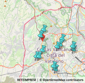 Mappa Via Lardaria, 00168 Roma RM, Italia (3.94083)