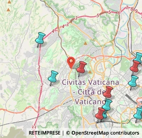 Mappa Via della Pineta Sacchetti, 00168 Roma RM, Italia (6.38417)
