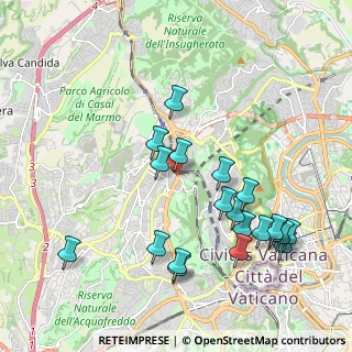 Mappa Via della Pineta Sacchetti, 00168 Roma RM, Italia (2.289)