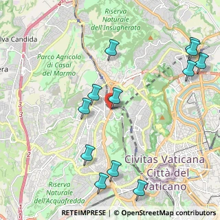 Mappa Via della Pineta Sacchetti, 00168 Roma RM, Italia (2.6725)