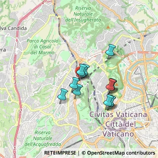 Mappa Via della Pineta Sacchetti, 00168 Roma RM, Italia (1.49077)