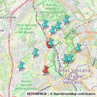 Mappa Via della Pineta Sacchetti, 00168 Roma RM, Italia (2.03273)