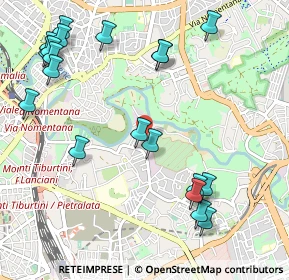 Mappa Pietralata, 00158 Roma RM, Italia (1.3505)