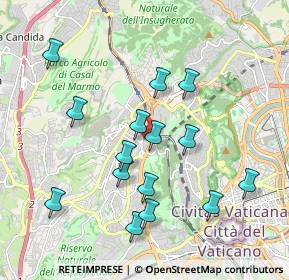 Mappa Via la Nebbia, 00168 Roma RM, Italia (1.99533)