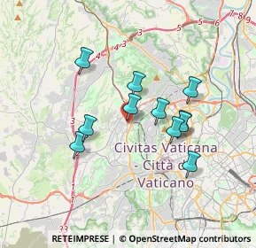 Mappa Via la Nebbia, 00168 Roma RM, Italia (3.09727)
