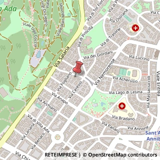 Mappa Via Crati, 15, 00199 Roma, Roma (Lazio)