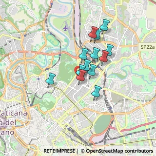 Mappa Via Crati, 00199 Roma RM, Italia (1.38538)