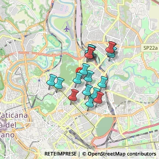 Mappa Via Crati, 00199 Roma RM, Italia (1.37778)