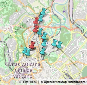 Mappa Via Barnaba Tortolini, 00197 Roma RM, Italia (1.41533)