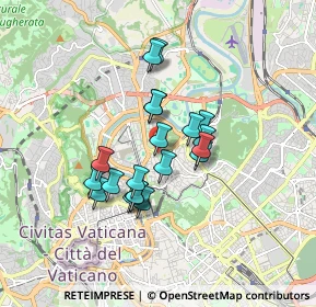 Mappa Via Barnaba Tortolini, 00197 Roma RM, Italia (1.408)