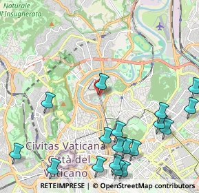Mappa Via dei Sansovino, 00196 Roma RM, Italia (2.98556)