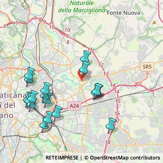 Mappa Via Pio Briziarelli, 00156 Roma RM, Italia (4.96111)