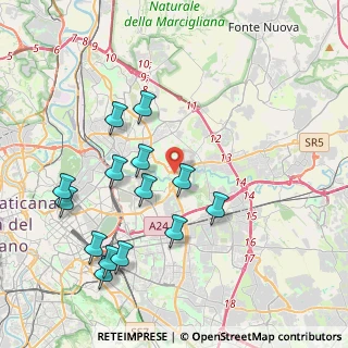 Mappa Via Pio Briziarelli, 00156 Roma RM, Italia (4.49071)