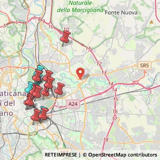 Mappa Via Pio Briziarelli, 00156 Roma RM, Italia (5.52176)