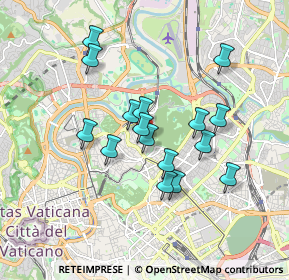 Mappa Via di Villa S. Filippo, 00197 Roma RM, Italia (1.60188)