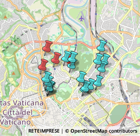 Mappa Via di Villa S. Filippo, 00197 Roma RM, Italia (1.555)