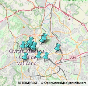 Mappa Via di Villa S. Filippo, 00197 Roma RM, Italia (3.00667)