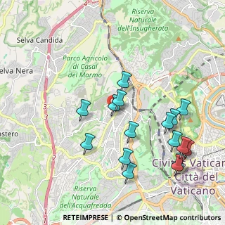 Mappa Via Vincenzo Viara de Ricci, 00168 Roma RM, Italia (2.23188)