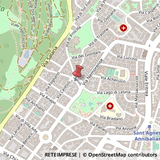 Mappa Piazza Crati, 6, 00199 Roma, Roma (Lazio)