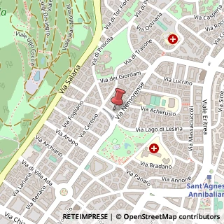 Mappa Piazza Crati, 19, 00199 Roma, Roma (Lazio)