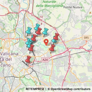 Mappa Via Eugenio Cargiolli, 00156 Roma RM, Italia (2.98846)