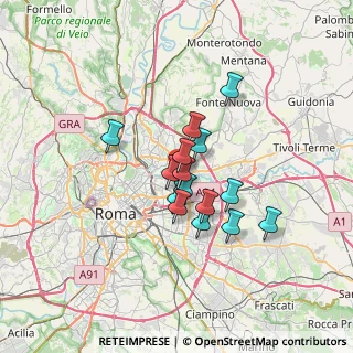 Mappa Via Eugenio Cargiolli, 00156 Roma RM, Italia (5.07133)