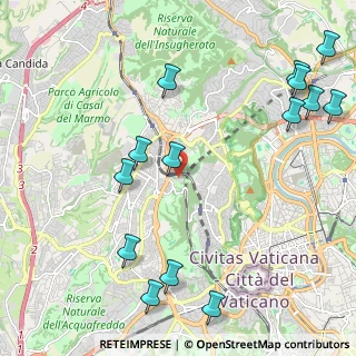 Mappa Via Giuseppe Moscati, 00168 Roma RM, Italia (2.90429)