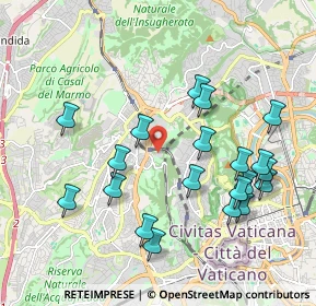 Mappa Via Giuseppe Moscati, 00168 Roma RM, Italia (2.2)