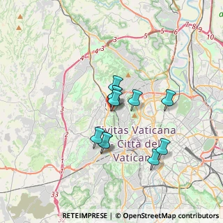 Mappa Via Giuseppe Moscati, 00168 Roma RM, Italia (2.70455)