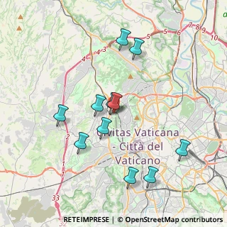 Mappa Via Giuseppe Moscati, 00168 Roma RM, Italia (3.85273)