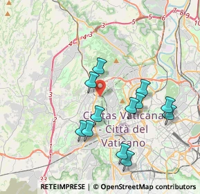 Mappa Via Giuseppe Moscati, 00168 Roma RM, Italia (3.85083)