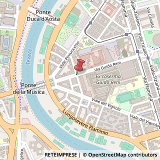Mappa Via Guido Reni, 31/A, 00196 Roma, Roma (Lazio)