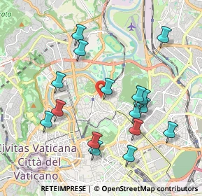Mappa Via Barnaba Oriani, 00197 Roma RM, Italia (2.11938)