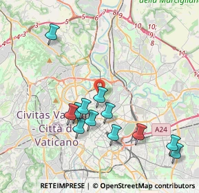 Mappa Sede di via VenetoII p. n.66 - Operativi in Roma, 00100 Roma RM, Italia (4.22333)