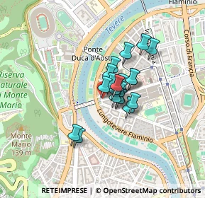 Mappa Piazza Gentile da Fabriano, 00196 Roma RM, Italia (0.2655)