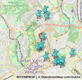 Mappa Piazza Gentile da Fabriano, 00196 Roma RM, Italia (2.18929)