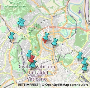 Mappa Piazza Gentile da Fabriano, 00196 Roma RM, Italia (2.61833)