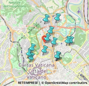 Mappa Piazza Gentile da Fabriano, 00196 Roma RM, Italia (1.61538)