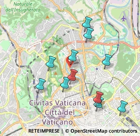 Mappa Piazza Gentile da Fabriano, 00196 Roma RM, Italia (2.01364)