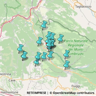 Mappa Via Santa Maria, 00028 Subiaco RM, Italia (5.172)