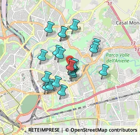 Mappa Via Ramiro Fabiani, 00158 Roma RM, Italia (1.428)