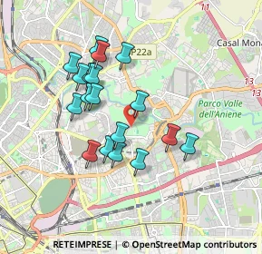 Mappa Via Ramiro Fabiani, 00158 Roma RM, Italia (1.65722)