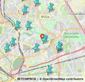 Mappa Via Ramiro Fabiani, 00158 Roma RM, Italia (2.59769)