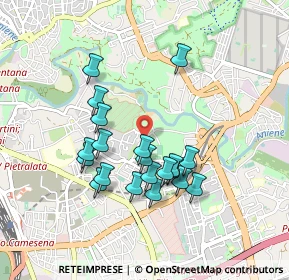 Mappa Via Ramiro Fabiani, 00158 Roma RM, Italia (0.853)