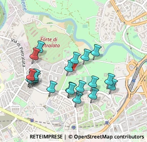 Mappa Via Ramiro Fabiani, 00158 Roma RM, Italia (0.4585)