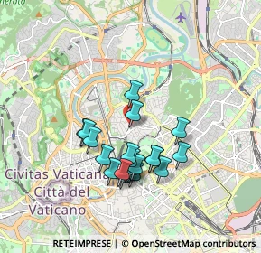 Mappa Via Luigi Luciani, 00197 Roma RM, Italia (1.6145)
