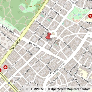 Mappa Via Sebino,  29, 00199 Roma, Roma (Lazio)