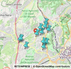 Mappa Via Francesco Maria Greco, 00168 Roma RM, Italia (1.41167)