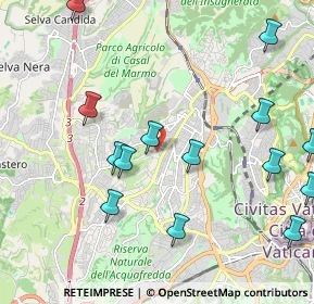 Mappa Via Francesco Maria Greco, 00168 Roma RM, Italia (2.62143)